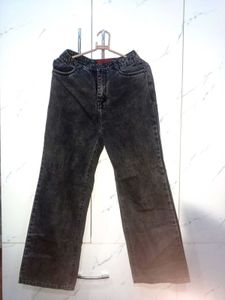 Charcoal Baggy Denim