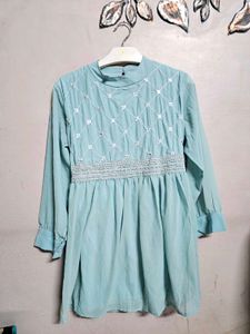 Light blue Short Kurta