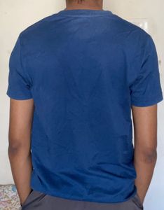 Blue causal T-shirt