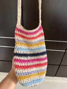 Striped Sling Bag