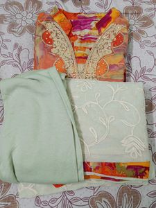Kurta Leggings With Dupatta Set