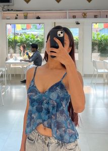Savana Y2k Ruffle Top