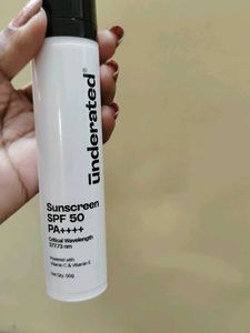 Underrated Sunscreen SPF 50 PA++++