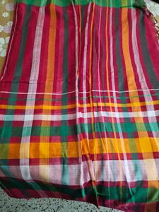 Beautiful Red Colour Sharee