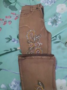Embellished Flare Jeans