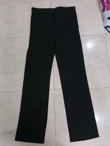 Ribbed Wide Leg Trousers