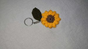 Sunflower Keychain