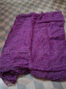 Purple Shimmering Fabric