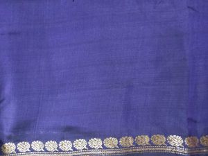 Graceful Violet Silk Saree