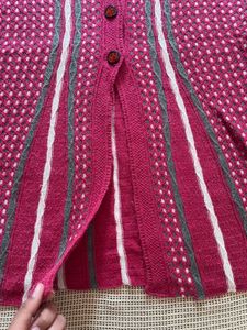 Womens Buttoned Sweater