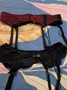 Combo Of  Five  In Garter  Belt  N Panty