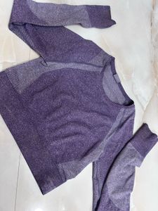Purple Ombre Activewear Set