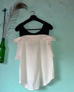 black And White Stalk Shirt