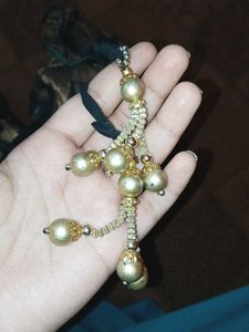 Black &amp; Gold Blouse Piece