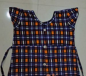 Plaid Button-Down Midi Dress