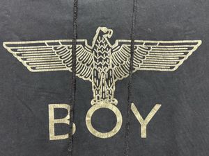 Boy London Wings Pattern Black Hoodie