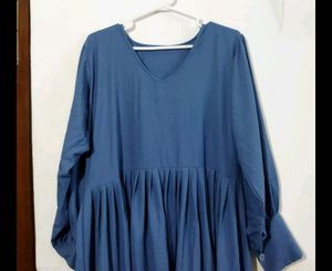 Ice Blue Aesthetic Abaya, Modest Dress