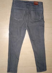 Gray Slim Fit Denim Jeans