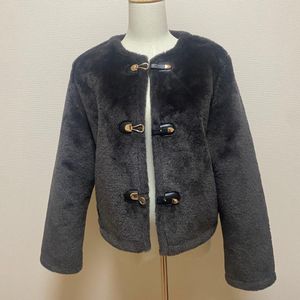 Zara Faux Fur fireman jacket