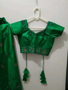 Green Lehenga Choli Set