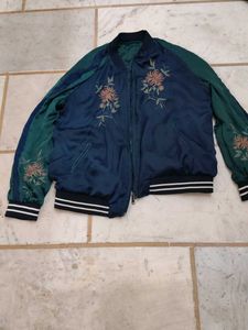 Embroidered Bomber Jacket