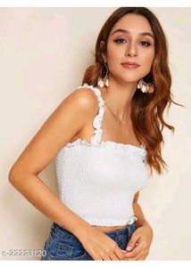 Chic White Crop Top