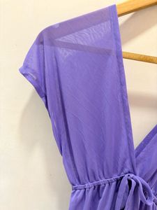 Beautiful Purple Mesh Top/ Dress