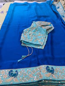 Saree with Embellishments