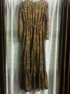 Paisley Print Maxi Dress