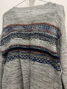 Grey Pullover High Low Style