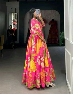 Georgette Multicolour Gown