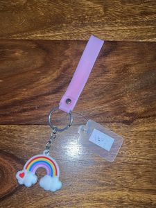 RAINBOW SILICON KEYCHAIN
