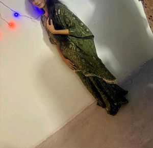 Kaftan With Sharara Dress