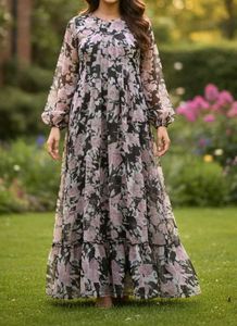 Floral Print Kurta ( L )