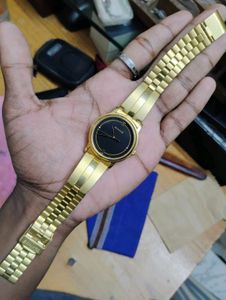 Sonata Gold Watch
