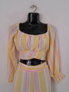Multi Color Stripes Co-Ords (Women's)