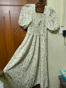 Floral Print Midi Dress