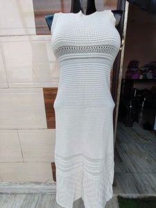Elegant Knit Sleeveless Dress