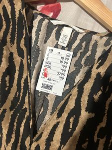 Tiger Print Mini Dress