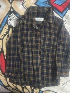 Babyoye Plaid Flannel Shirt