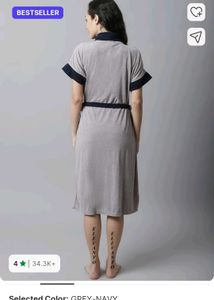 Comfy Grey Bath Robe