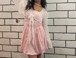 Barbie Core Pink Tube Dress