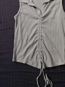 Cute Ribbed Tank Top