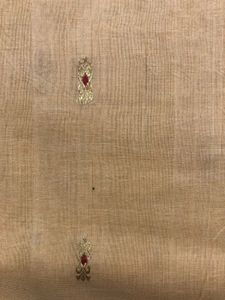 Gadwal Saree Cream/nude Colour