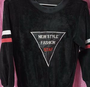 Black Fashion Star Top