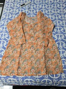 Floral Print Kurta