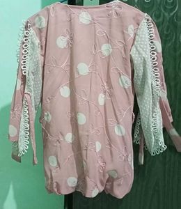 Pink Blouson Top