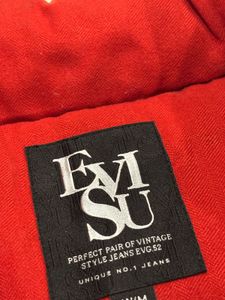 Evisu Red Half Jacket