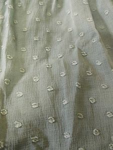Green Embroidered Top