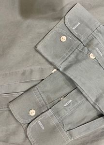 Korean Olive Denim Shirt